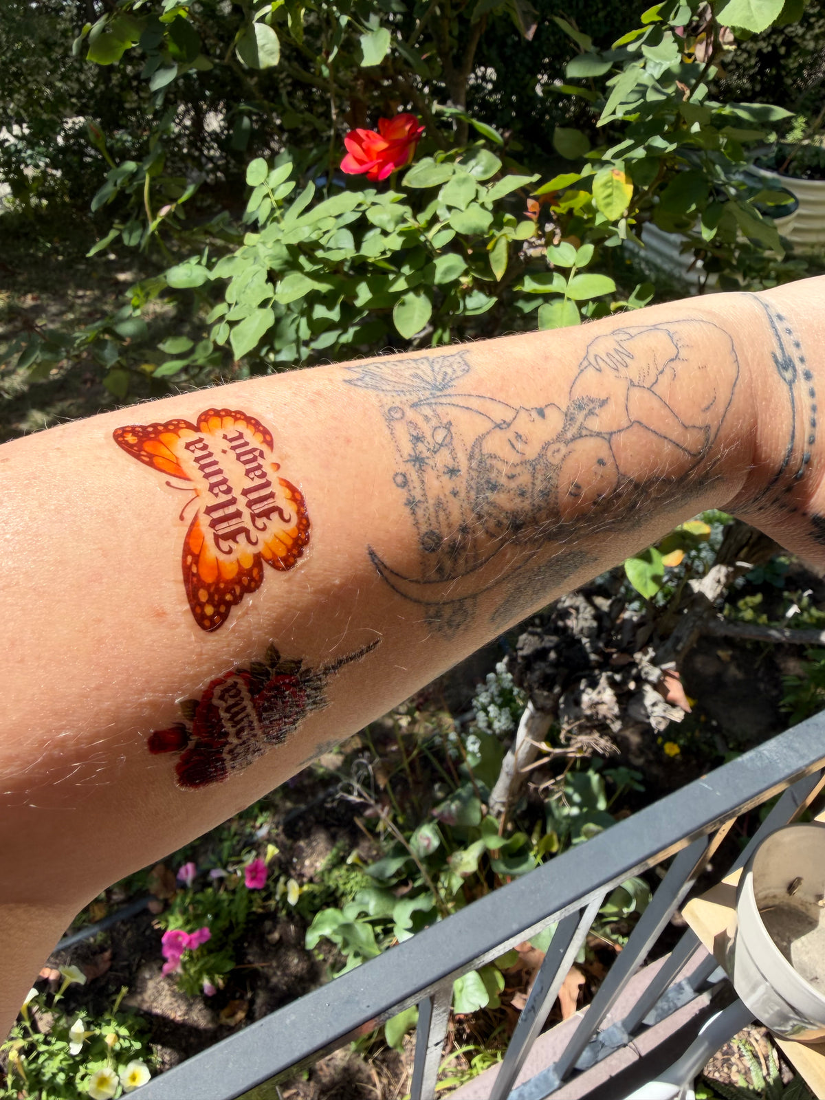 Amber Moon Boutique Butterfly Mama Magic Temporary Tattoo