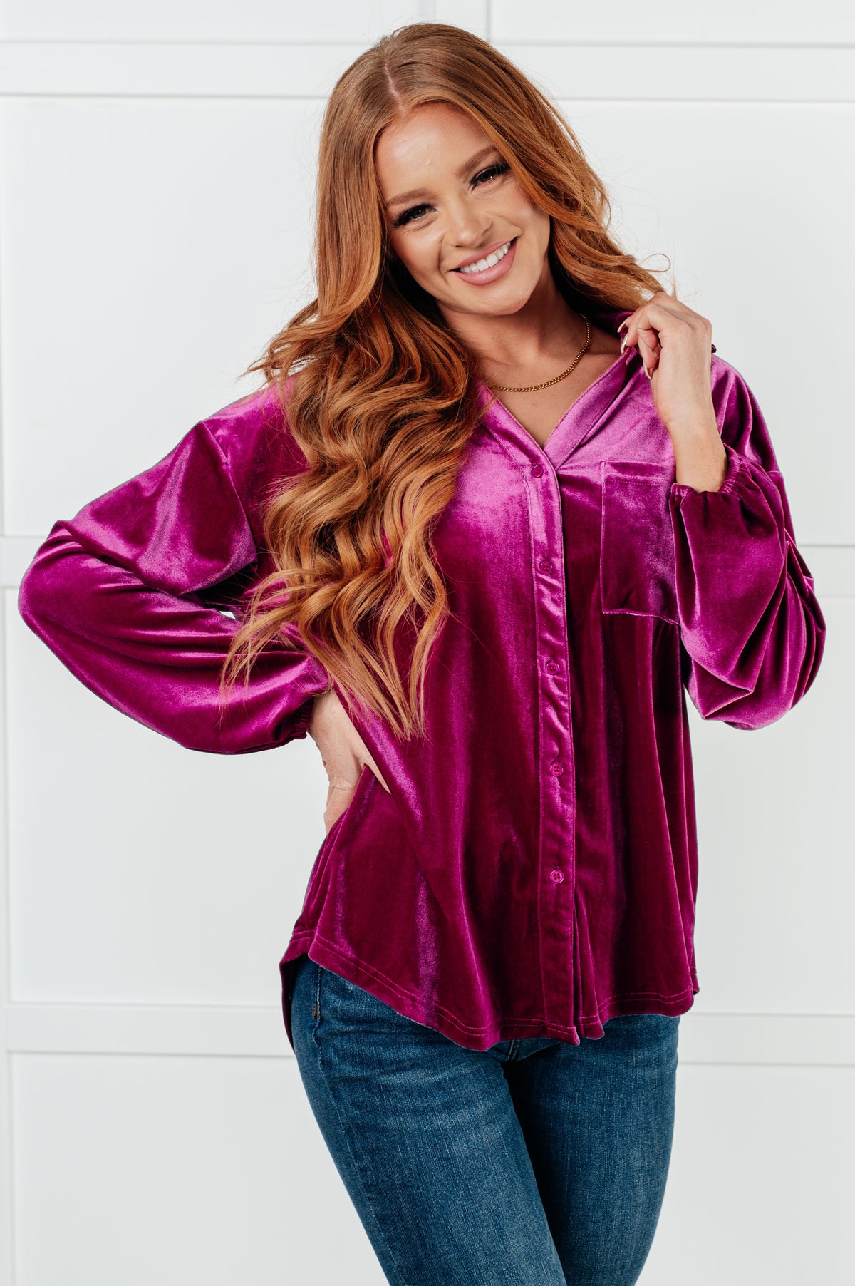 Marianne Velvet Top