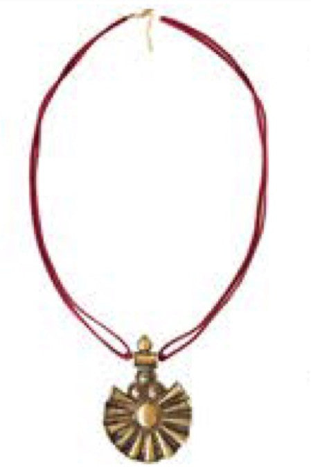 Queen's World Double Rope Necklace - Amber Moon