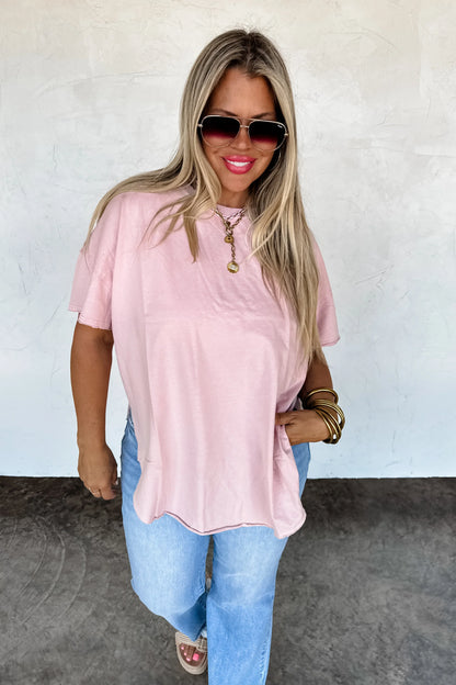 Basics: Joey Washed Cotton Boyfriend Tee