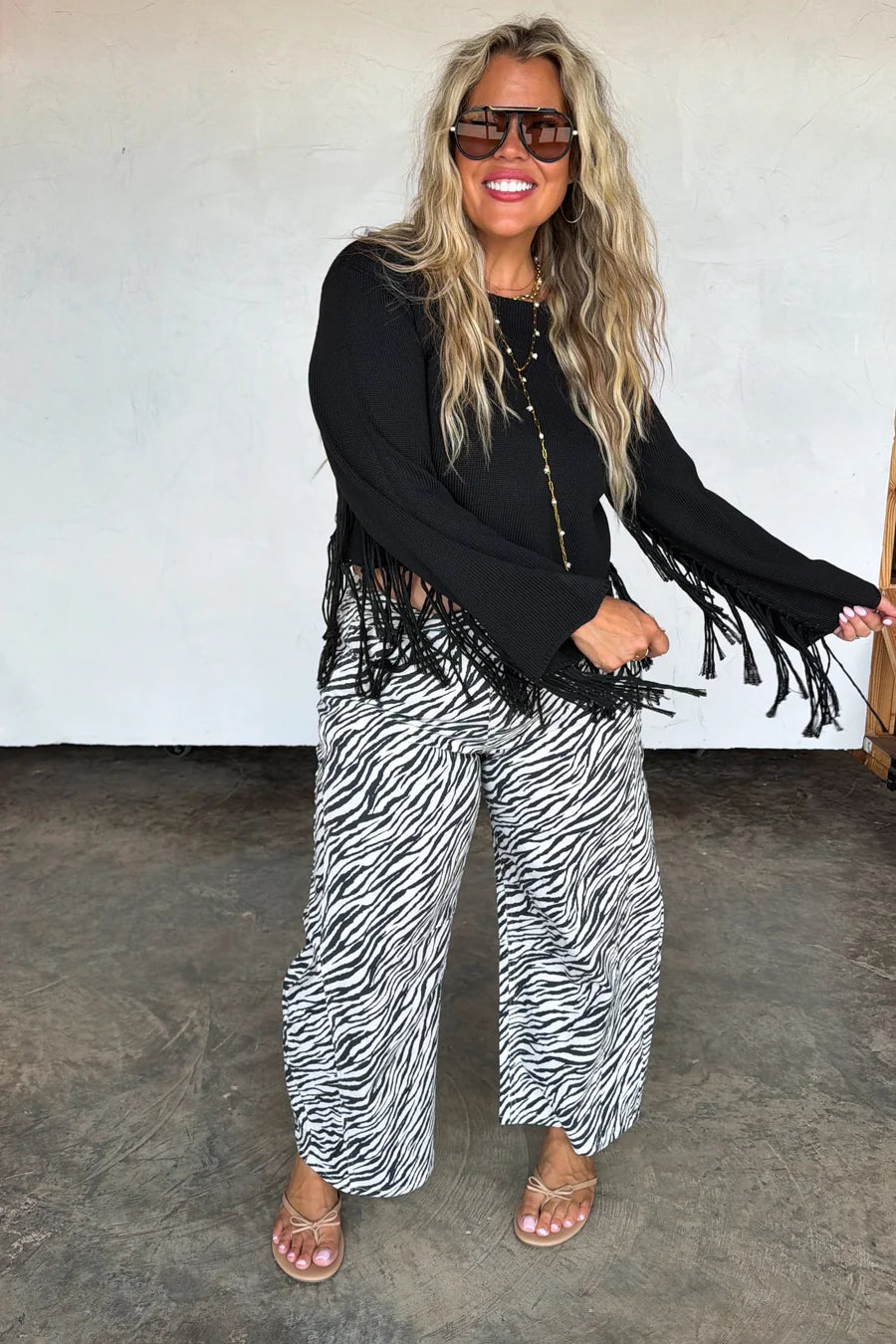 PREORDER: Zebra Bex Barrel Jeans