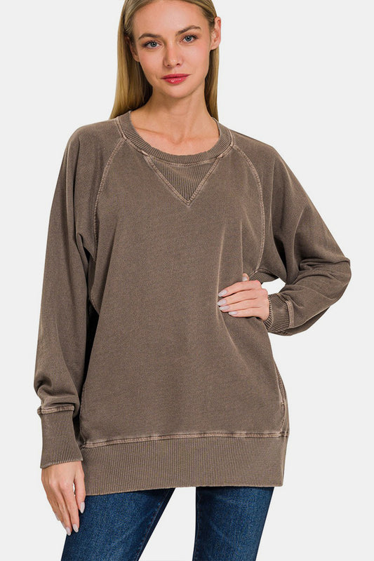 Amber Moon Basics: Brown Sweatshirt