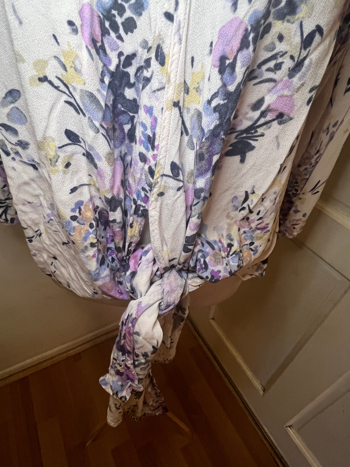 Amber Moon Revival: Love Stitch Tie Blouse