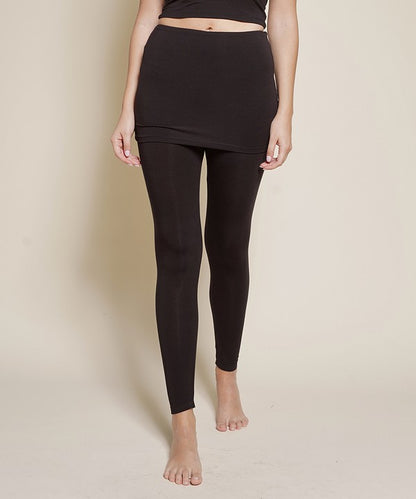 Organic Bamboo One-Piece Skirted Legging