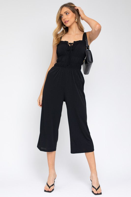 Lia Cropped Jumpsuit