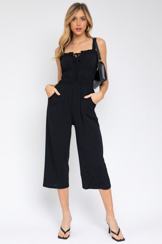 Lia Cropped Jumpsuit