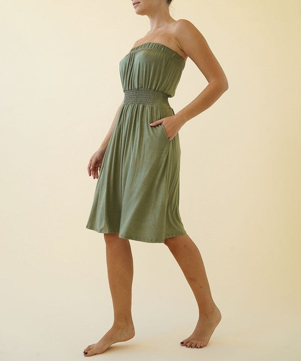 Organic Bamboo Tube Dress