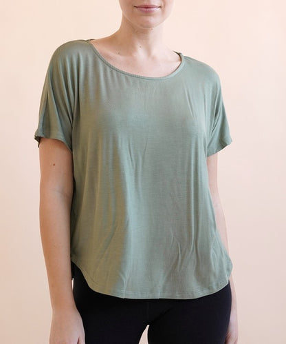 Organic Bamboo Short Sleeve Top