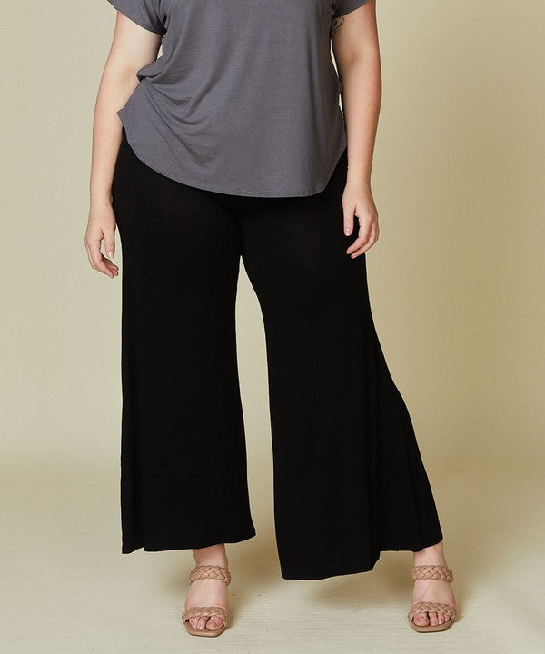 PLUS - Organic Bamboo Palazzo Pants