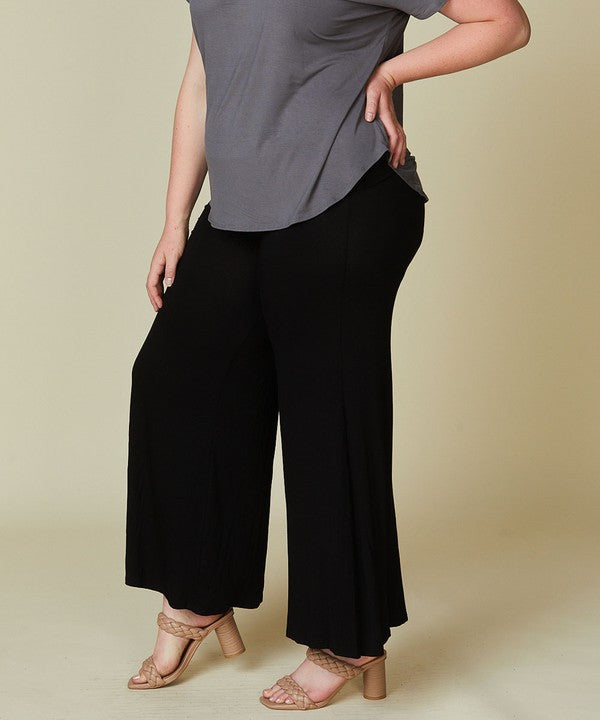 PLUS - Organic Bamboo Palazzo Pants