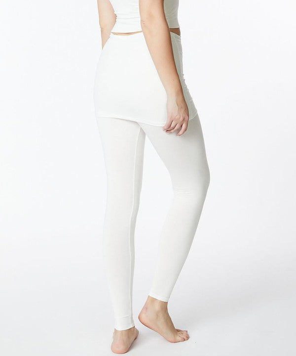 Organic Bamboo One-Piece Skirted Legging