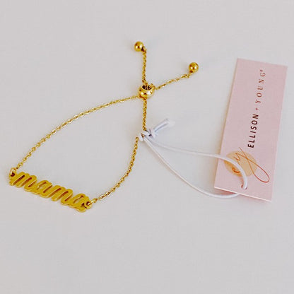 Mama Drawstring Bracelet