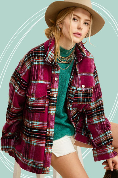 Hailee Plaid Jacket