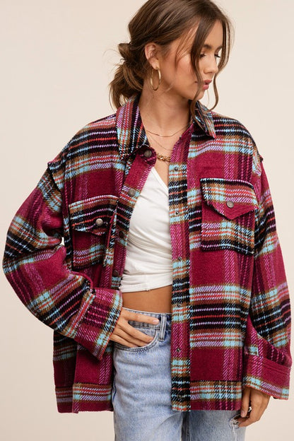 Hailee Plaid Jacket