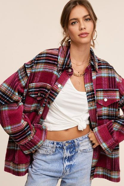 Hailee Plaid Jacket