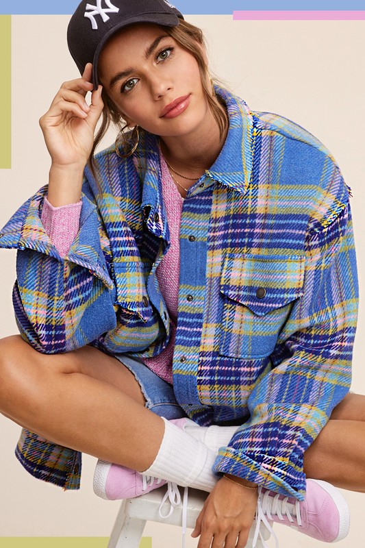 Hailee Plaid Jacket