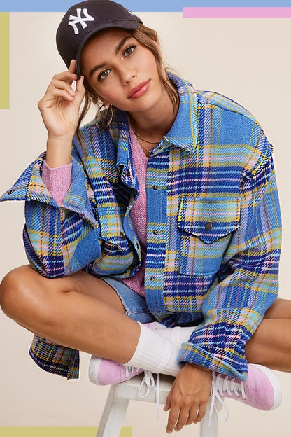 Hailee Plaid Jacket