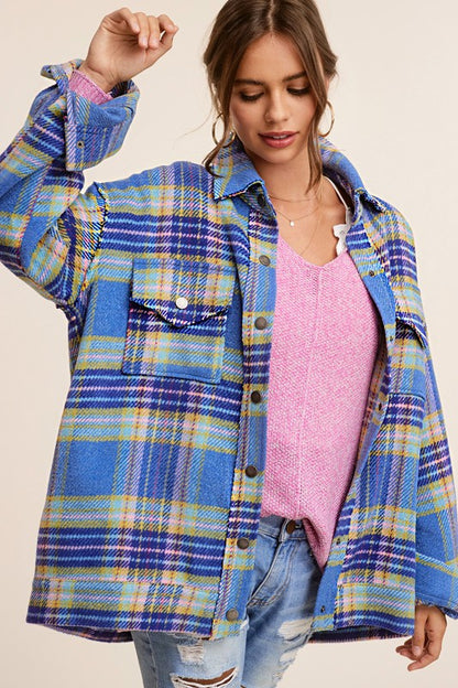 Hailee Plaid Jacket