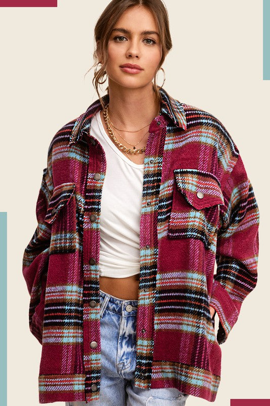 Hailee Plaid Jacket