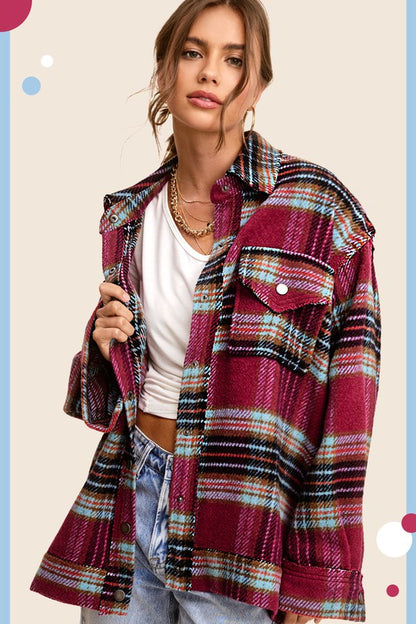 Hailee Plaid Jacket