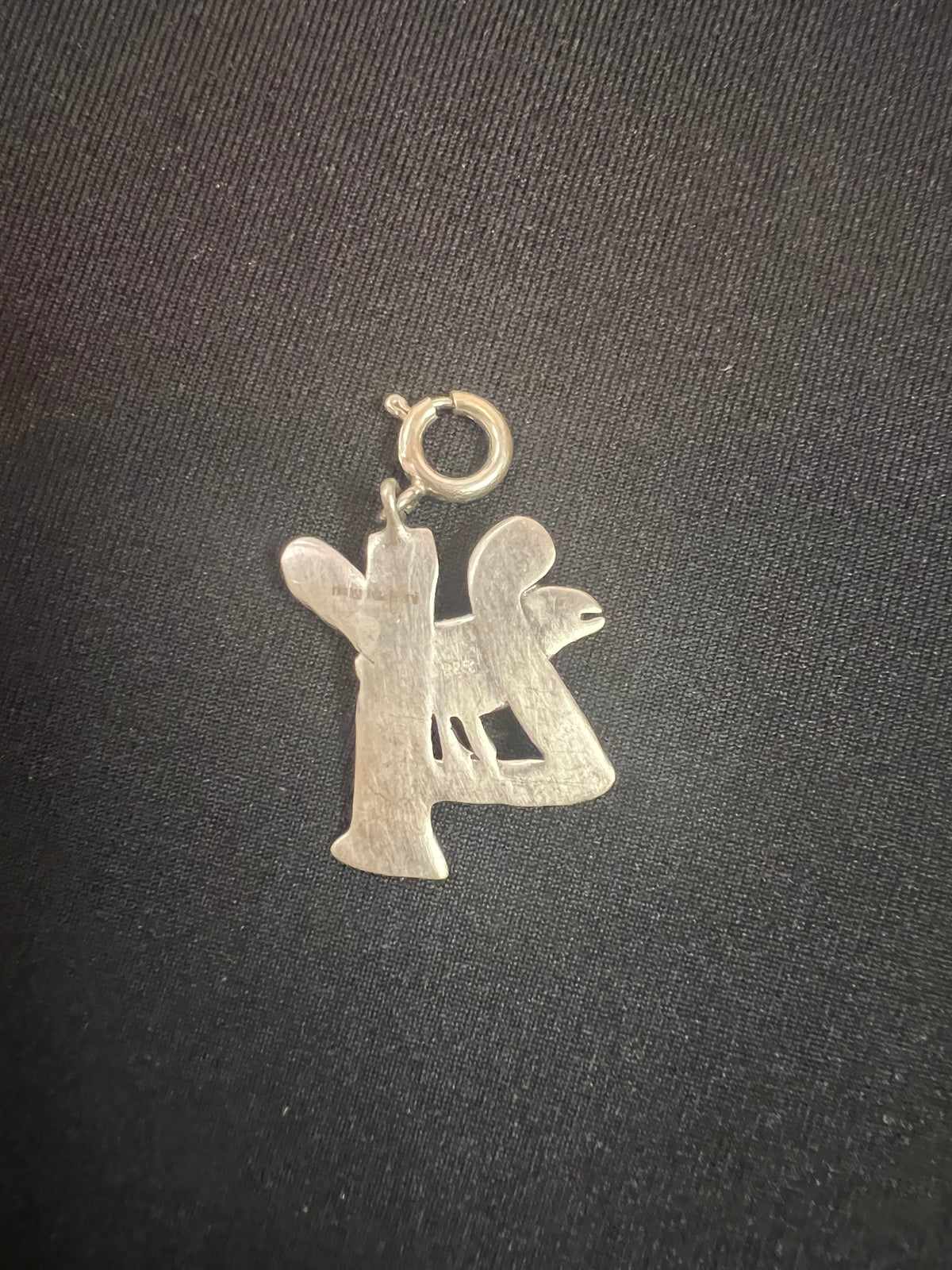 Southwestern Turquoise and Silver Bird Charm
