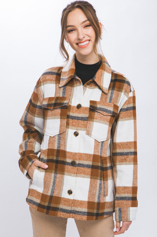 Main Street Plaid Shacket