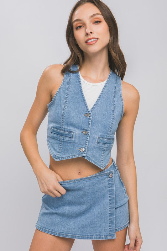 Torie Denim Vest