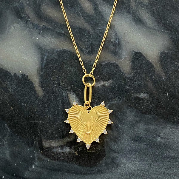 Initial Heart Necklace