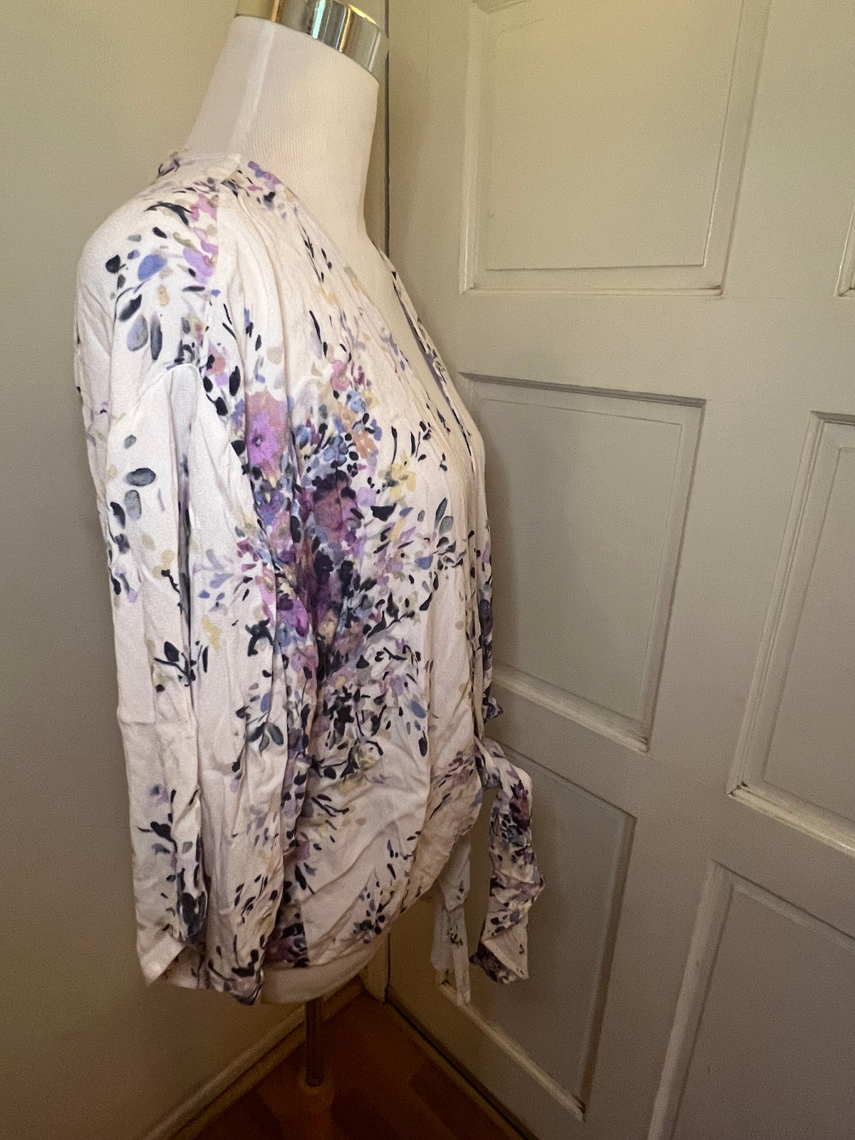 Amber Moon Revival: Love Stitch Tie Blouse