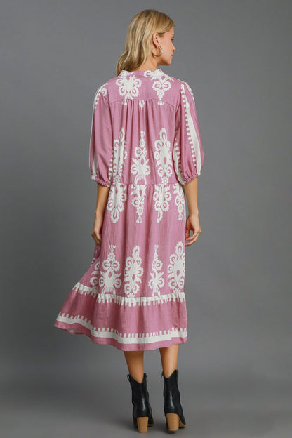 Seraphim Dress in Light Mauve