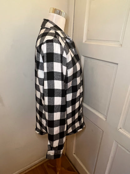 Amber Moon Revival: Buffalo Plaid Lined Shacket