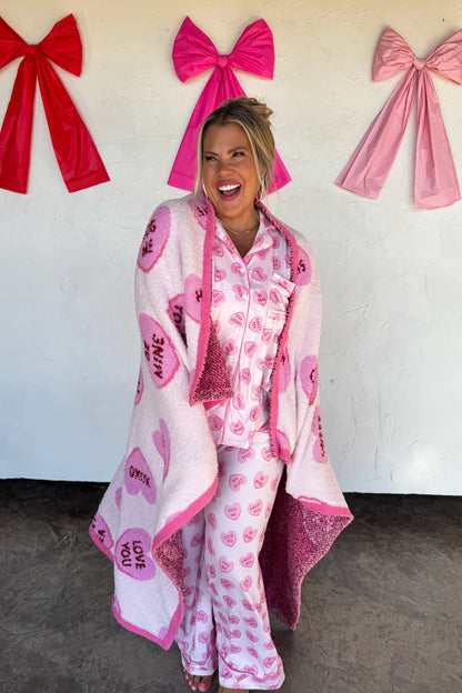 Valentine's Cloud Blanket