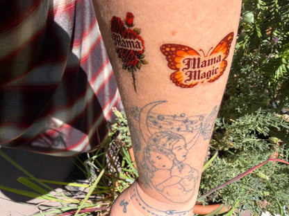 Amber Moon Boutique Rose Mama Temporary Tattoo