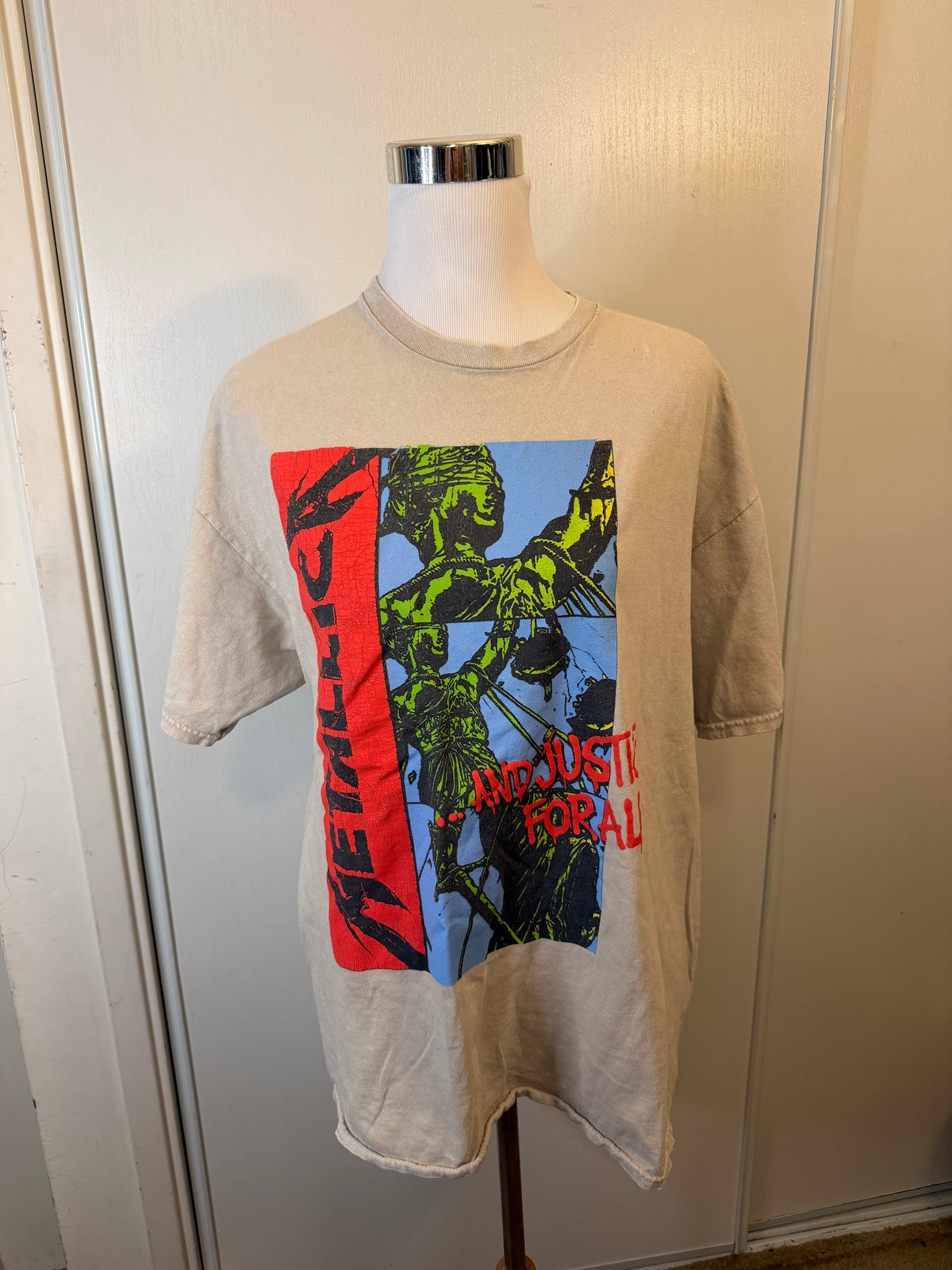 Amber Moon Revival: Metallica 100% Cotton And Justice For All Tee