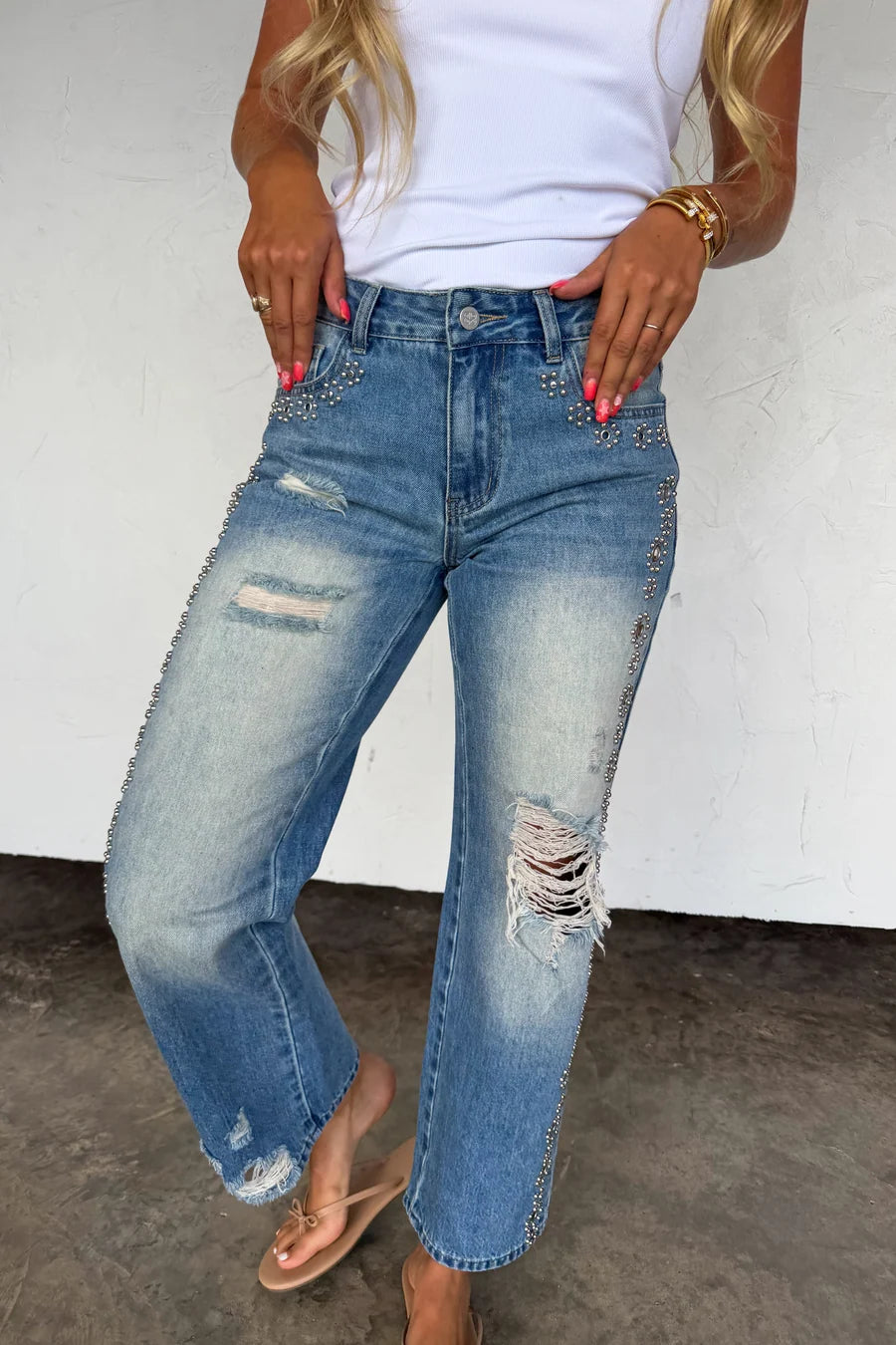 PREORDER: The Jagger Studded Jeans