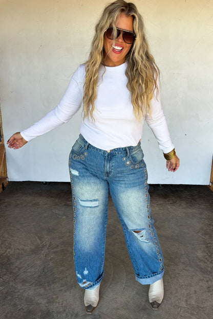 PREORDER: The Jagger Studded Jeans