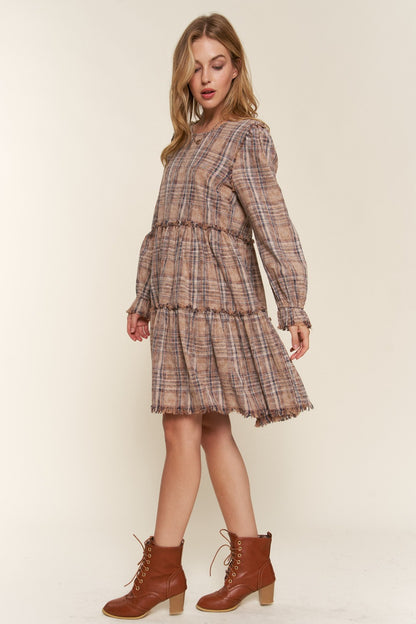 Morgan Plaid Dress