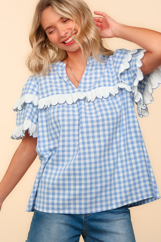 Laurie Gingham Blouse