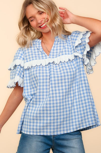 Laurie Gingham Blouse