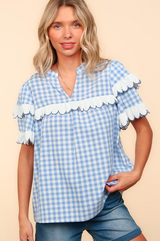 Laurie Gingham Blouse