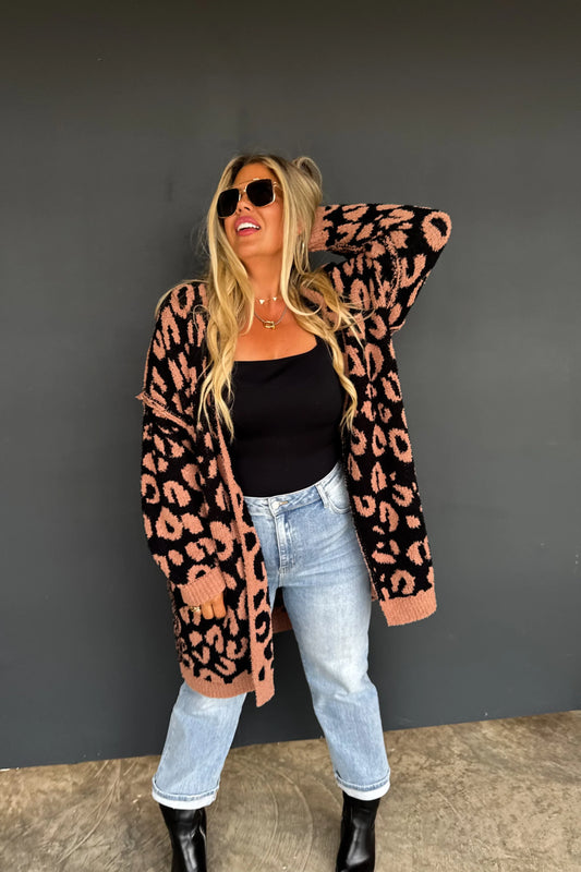 Leopard Cloud Cardigan