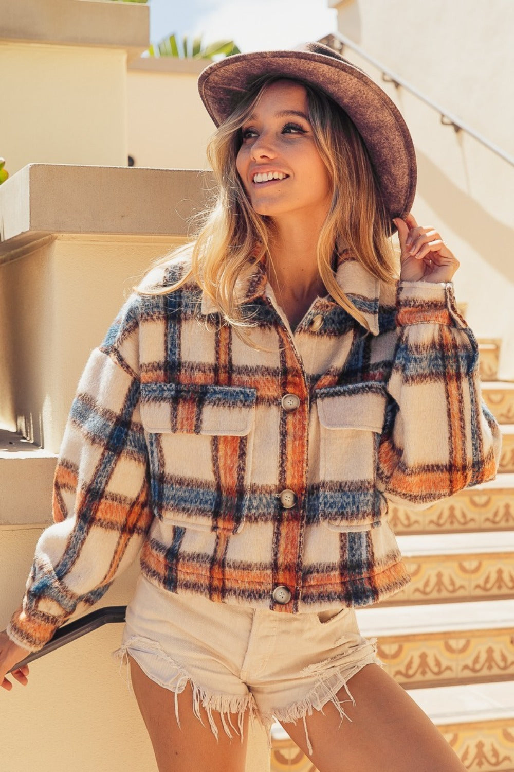 Billie Plaid Jacket