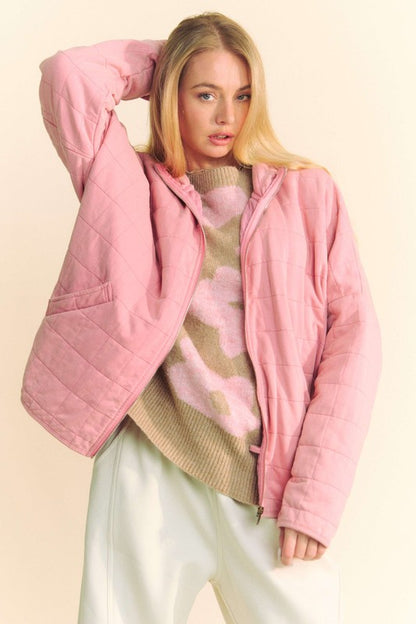 Andie Pink Quilted Jacket