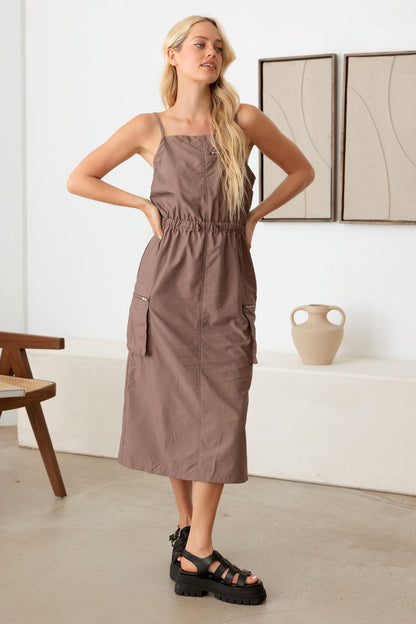 Cargo Midi Dress