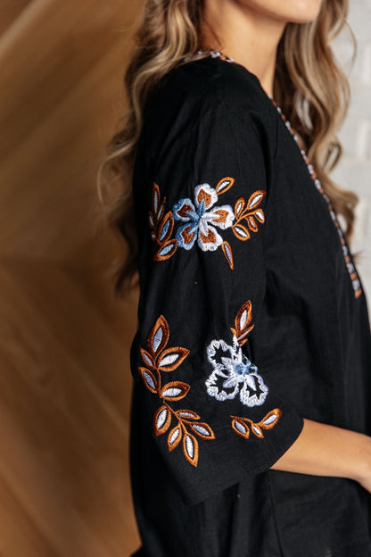 Cliffs Embroidered Blouse