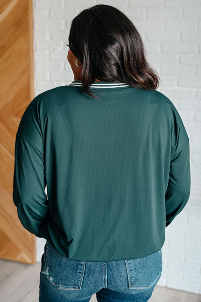 Midnight Green Pullover