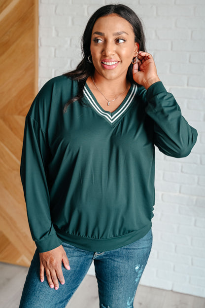 Midnight Green Pullover