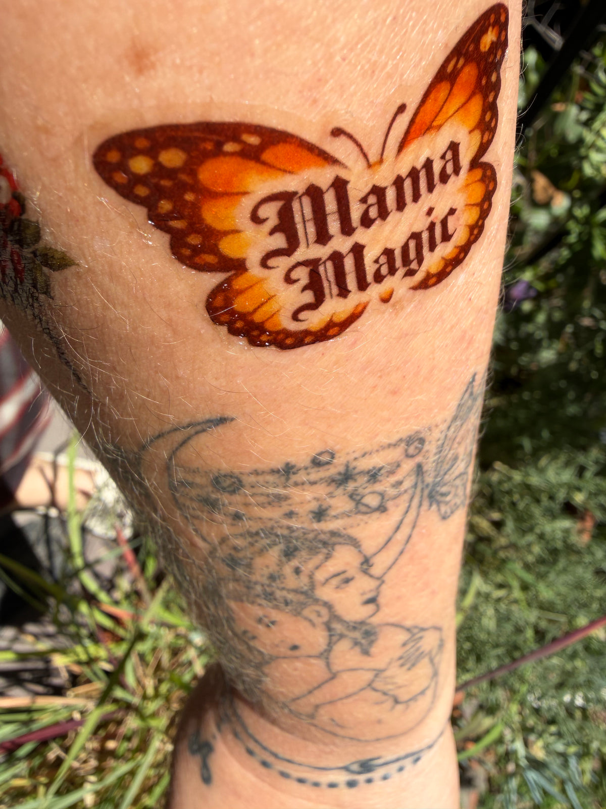 Amber Moon Boutique Butterfly Mama Magic Temporary Tattoo