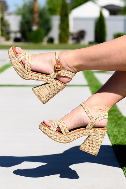 Rope Heeled Sandals