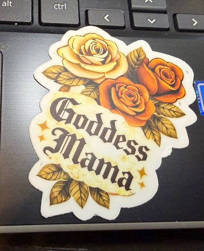 Amber Moon Boutique Goddess Mama Sticker